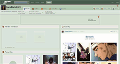 Desktop Screenshot of lunablackthorn.deviantart.com