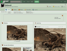 Tablet Screenshot of eahowell.deviantart.com