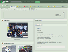 Tablet Screenshot of lista.deviantart.com