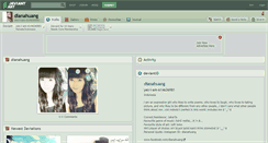 Desktop Screenshot of dianahuang.deviantart.com