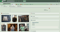Desktop Screenshot of dragonzardman.deviantart.com