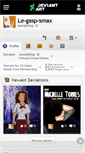 Mobile Screenshot of le-gasp-smax.deviantart.com