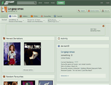 Tablet Screenshot of le-gasp-smax.deviantart.com