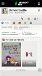Mobile Screenshot of chrnoxrosette.deviantart.com