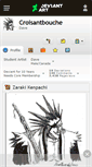 Mobile Screenshot of croisantbouche.deviantart.com