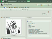 Tablet Screenshot of croisantbouche.deviantart.com