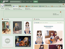 Tablet Screenshot of manucian.deviantart.com