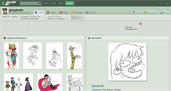 Desktop Screenshot of glooptastic.deviantart.com