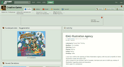 Desktop Screenshot of creative-games.deviantart.com