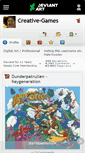 Mobile Screenshot of creative-games.deviantart.com