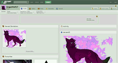 Desktop Screenshot of grapewolf27.deviantart.com