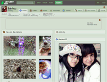 Tablet Screenshot of buhhuu.deviantart.com