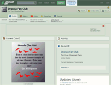 Tablet Screenshot of dracula-fan-club.deviantart.com