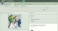 Desktop Screenshot of ccc.deviantart.com