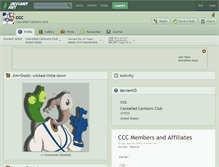Tablet Screenshot of ccc.deviantart.com