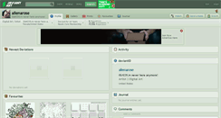 Desktop Screenshot of alienarose.deviantart.com