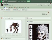 Tablet Screenshot of exsoldat.deviantart.com