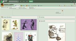 Desktop Screenshot of electric-lantern.deviantart.com