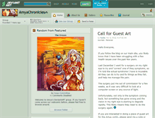 Tablet Screenshot of amyachronicles.deviantart.com