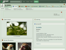 Tablet Screenshot of la-niebla.deviantart.com