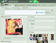 Tablet Screenshot of algarys.deviantart.com