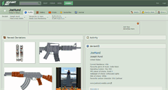 Desktop Screenshot of joehund.deviantart.com