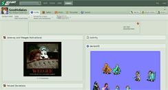 Desktop Screenshot of goodnobakes.deviantart.com