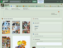 Tablet Screenshot of doorcf.deviantart.com