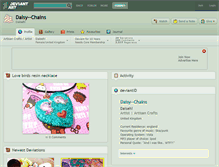 Tablet Screenshot of daisy--chains.deviantart.com