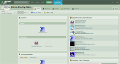 Desktop Screenshot of anime-drawing-club.deviantart.com