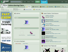Tablet Screenshot of anime-drawing-club.deviantart.com