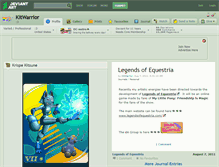 Tablet Screenshot of kitwarrior.deviantart.com
