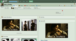 Desktop Screenshot of neo-x-trinity.deviantart.com