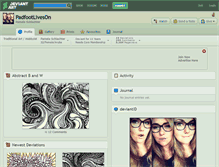 Tablet Screenshot of padfootliveson.deviantart.com