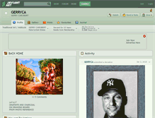 Tablet Screenshot of gerryca.deviantart.com