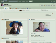 Tablet Screenshot of mana4x2.deviantart.com