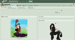 Desktop Screenshot of fading-star.deviantart.com