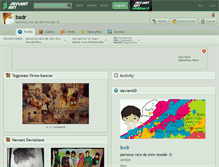 Tablet Screenshot of bxdr.deviantart.com