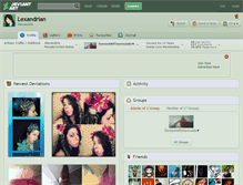Tablet Screenshot of lexandrian.deviantart.com