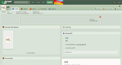 Desktop Screenshot of hi5.deviantart.com