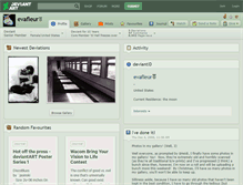 Tablet Screenshot of evafleur.deviantart.com