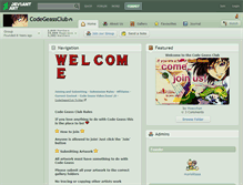 Tablet Screenshot of codegeassclub.deviantart.com