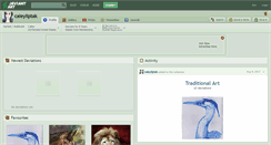 Desktop Screenshot of caleyliptak.deviantart.com