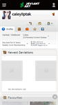 Mobile Screenshot of caleyliptak.deviantart.com