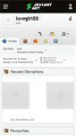 Mobile Screenshot of lovegirl88.deviantart.com