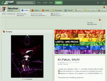 Tablet Screenshot of fakunkun.deviantart.com