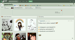 Desktop Screenshot of happybutterfly.deviantart.com