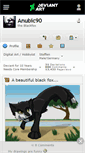 Mobile Screenshot of anubic90.deviantart.com