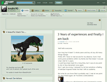 Tablet Screenshot of anubic90.deviantart.com