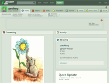 Tablet Screenshot of carolinny.deviantart.com